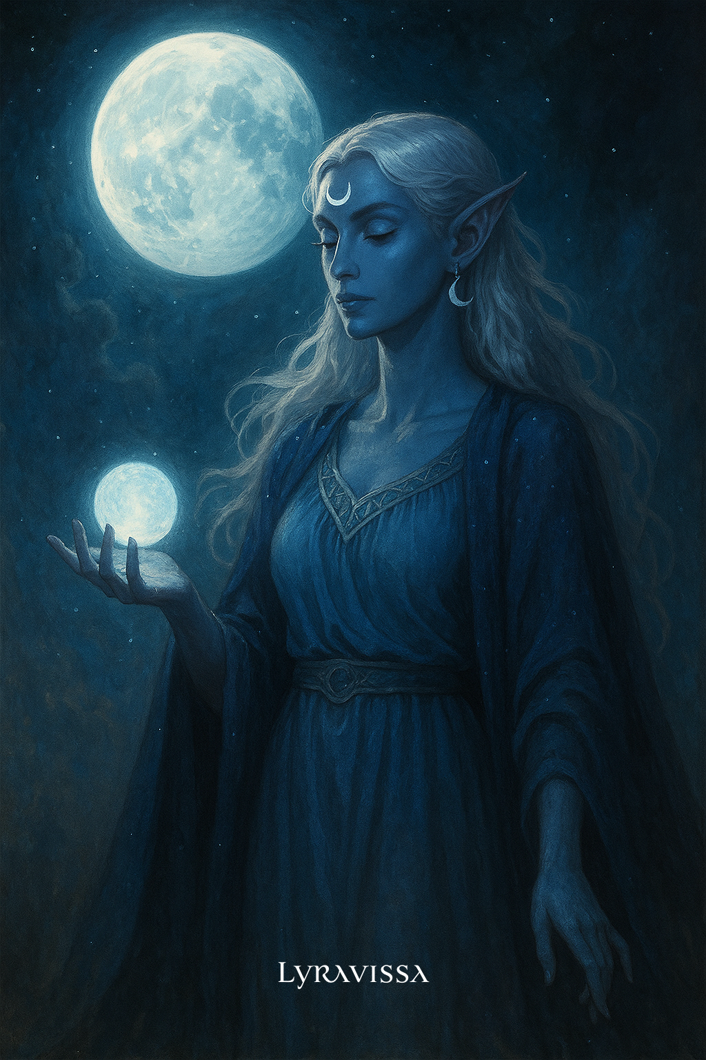 Lyravissa - the moonlight goddess